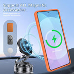 Supporto per fotocamera in metallo, finitura opaca, custodia magnetica per telefono, For Galaxy S26+ 5G, For Galaxy S26 Ultra 5G, For Galaxy S26 5G
