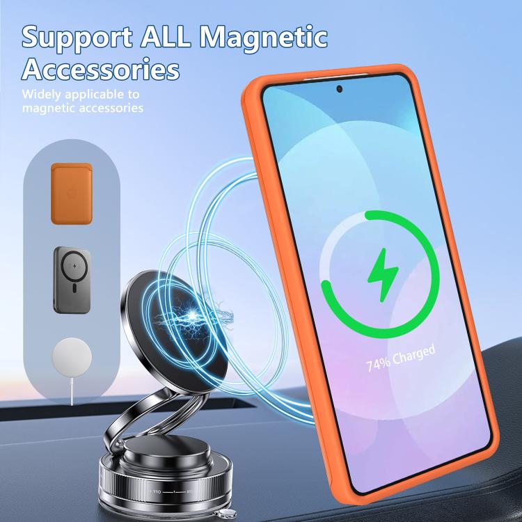 Supporto per fotocamera in metallo, finitura opaca, custodia magnetica per telefono, For Galaxy S26+ 5G, For Galaxy S26 Ultra 5G, For Galaxy S26 5G