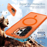 Supporto per fotocamera in metallo, finitura opaca, custodia magnetica per telefono, For Galaxy S26+ 5G, For Galaxy S26 Ultra 5G, For Galaxy S26 5G