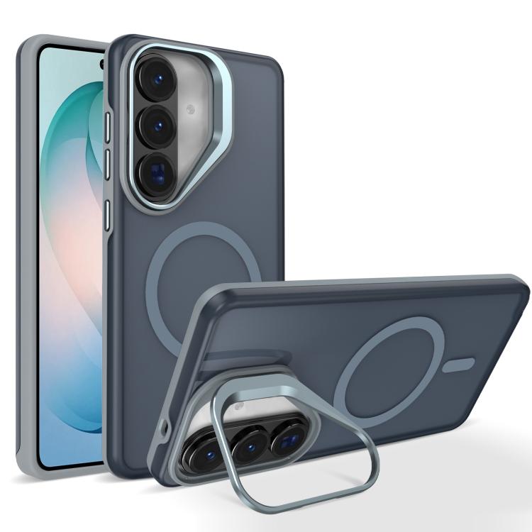 Supporto per fotocamera in metallo, finitura opaca, custodia magnetica per telefono, For Galaxy S26+ 5G, For Galaxy S26 Ultra 5G, For Galaxy S26 5G