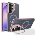 Supporto per fotocamera in metallo, finitura opaca, custodia magnetica per telefono, For Galaxy S26+ 5G, For Galaxy S26 Ultra 5G, For Galaxy S26 5G