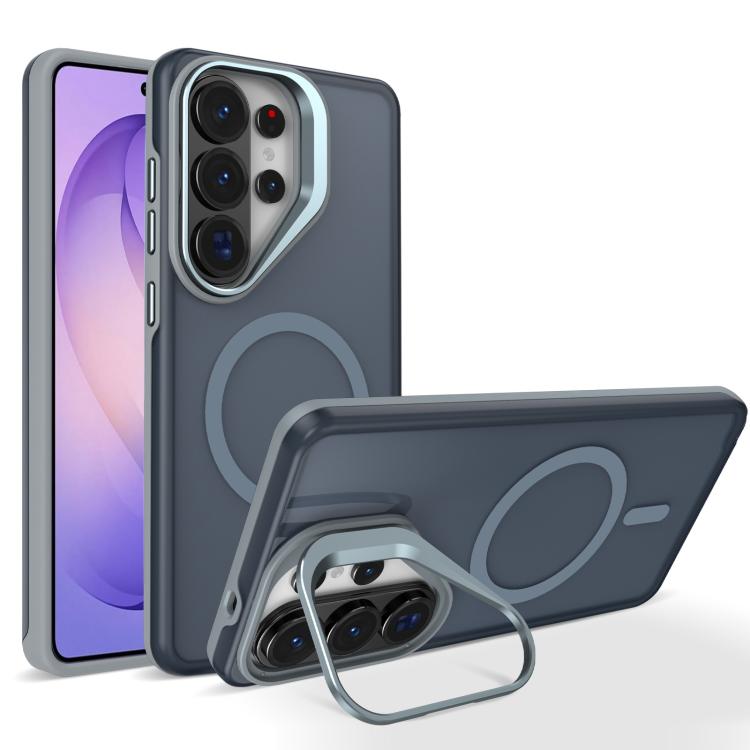 Supporto per fotocamera in metallo, finitura opaca, custodia magnetica per telefono, For Galaxy S26+ 5G, For Galaxy S26 Ultra 5G, For Galaxy S26 5G