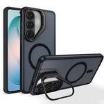 Supporto per fotocamera in metallo, finitura opaca, custodia magnetica per telefono, For Galaxy S26+ 5G, For Galaxy S26 Ultra 5G, For Galaxy S26 5G