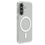 Custodia magnetica antiurto LeReach TOC Clear Series Dual-Composite Armor in TPU + acrilico per telefono, For Galaxy A57 5G