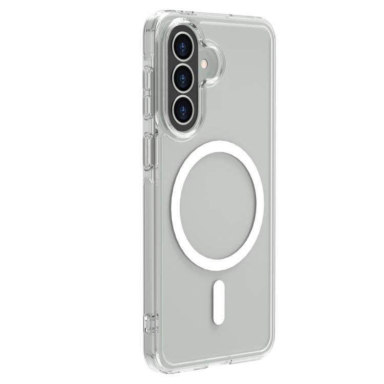 Custodia magnetica antiurto LeReach TOC Clear Series Dual-Composite Armor in TPU + acrilico per telefono, For Galaxy A57 5G