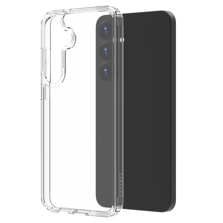 Custodia per telefono antiurto LeReach TOC Clear Series a doppio composito in TPU + acrilico., For Galaxy S25 FE 5G, For Galaxy S25+ 5G, For Galaxy S25 Ultra 5G, For Galaxy S24+ 5G