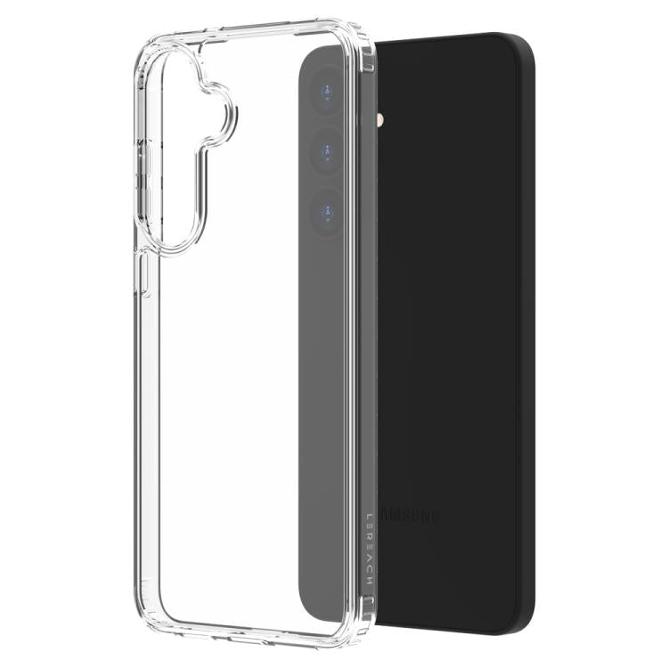 Custodia per telefono antiurto LeReach TOC Clear Series a doppio composito in TPU + acrilico., For Galaxy S25 FE 5G, For Galaxy S25+ 5G, For Galaxy S25 Ultra 5G, For Galaxy S24+ 5G