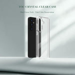 Custodia per telefono antiurto LeReach TOC Clear Series a doppio composito in TPU + acrilico., For Galaxy S25 FE 5G, For Galaxy S25+ 5G, For Galaxy S25 Ultra 5G, For Galaxy S24+ 5G