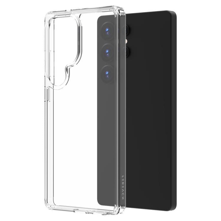 Custodia per telefono antiurto LeReach TOC Clear Series a doppio composito in TPU + acrilico., For Galaxy S25 FE 5G, For Galaxy S25+ 5G, For Galaxy S25 Ultra 5G, For Galaxy S24+ 5G