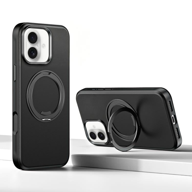 Custodia magnetica per telefono Cloud Block Star Leather Series con supporto girevole a 360 gradi., For iPhone 16, For iPhone 15 Pro Max, For iPhone 15 Pro, For iPhone 15