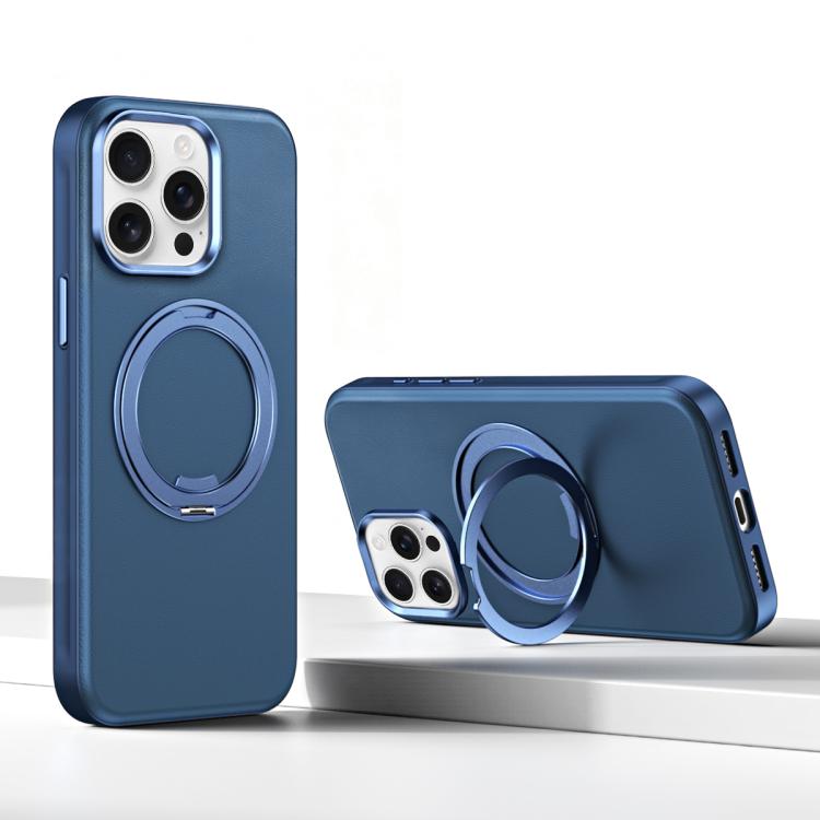 Custodia magnetica per telefono Cloud Block Star Leather Series con supporto girevole a 360 gradi., For iPhone 16, For iPhone 15 Pro Max, For iPhone 15 Pro, For iPhone 15