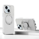 Custodia magnetica per telefono Cloud Block Star Leather Series con supporto girevole a 360 gradi., For iPhone 16, For iPhone 15 Pro Max, For iPhone 15 Pro, For iPhone 15