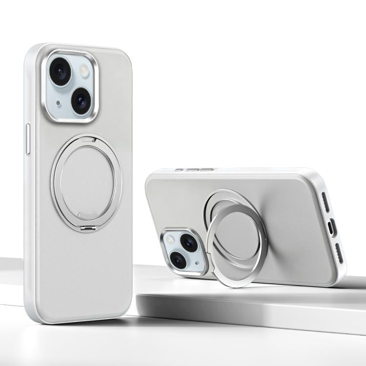 Custodia magnetica per telefono Cloud Block Star Leather Series con supporto girevole a 360 gradi., For iPhone 16, For iPhone 15 Pro Max, For iPhone 15 Pro, For iPhone 15
