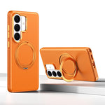 Custodia magnetica per telefono Cloud Block Star Leather Series con supporto girevole a 360 gradi., For Galaxy S26+ 5G, For Galaxy S26 Ultra 5G, For Galaxy S26 5G