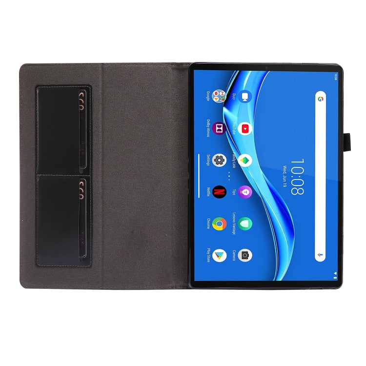 Custodia in pelle a libro per tablet Lenovo e iPad