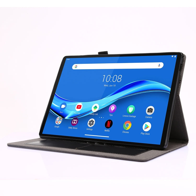 Custodia in pelle a libro per tablet Lenovo e iPad