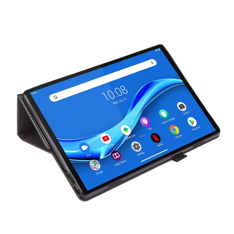 Custodia in pelle a libro per tablet Lenovo e iPad