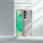 Custodia per telefono antiurto LeReach TOC Clear Series a doppio composito in TPU + acrilico., For Galaxy S26+ 5G, For Galaxy S26 Ultra 5G, For Galaxy S26 5G