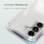 Custodia per telefono antiurto LeReach TOC Clear Series a doppio composito in TPU + acrilico., For Galaxy S26+ 5G, For Galaxy S26 Ultra 5G, For Galaxy S26 5G