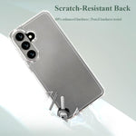 Custodia per telefono antiurto LeReach TOC Clear Series a doppio composito in TPU + acrilico., For Galaxy S26+ 5G, For Galaxy S26 Ultra 5G, For Galaxy S26 5G