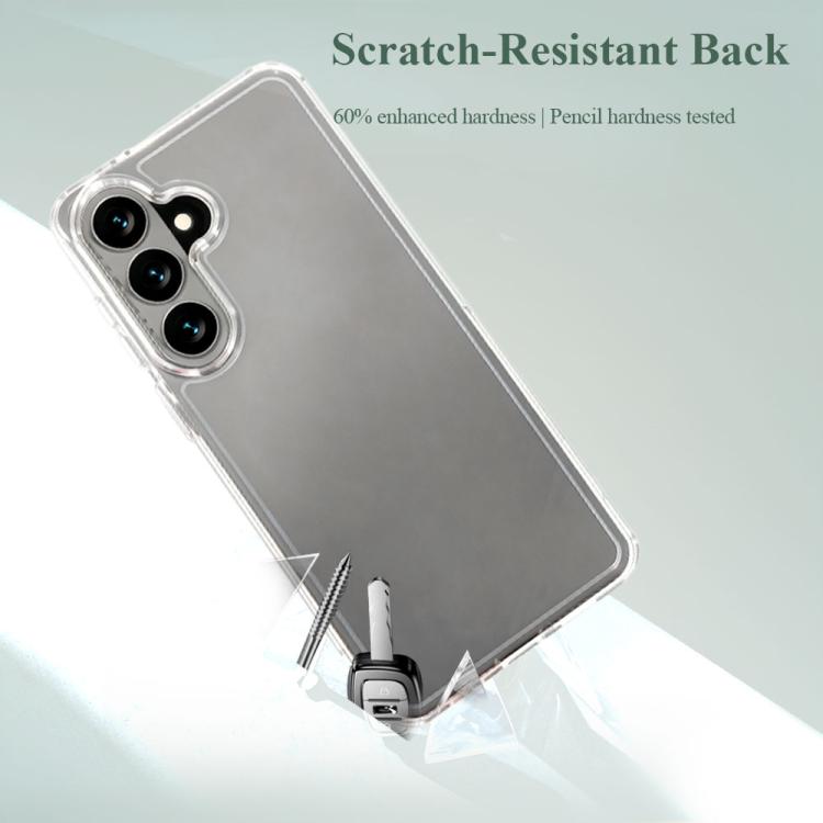 Custodia per telefono antiurto LeReach TOC Clear Series a doppio composito in TPU + acrilico., For Galaxy S26+ 5G, For Galaxy S26 Ultra 5G, For Galaxy S26 5G