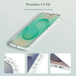 Custodia per telefono antiurto LeReach TOC Clear Series a doppio composito in TPU + acrilico., For Galaxy S26+ 5G, For Galaxy S26 Ultra 5G, For Galaxy S26 5G