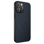 Custodia per telefono ibrida in PC e TPU con texture in fibra di carbonio magnetica serie WANLONFENG TQ, For iPhone 11, For iPhone 11 Pro