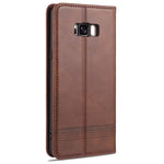 Custodia portafoglio in pelle con slot carte per Galaxy S9