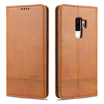 Custodia portafoglio in pelle con slot carte per Galaxy S9