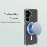 Custodia magnetica antiurto LeReach TOC Clear Series Dual-Composite Armor in TPU + acrilico per telefono, For Galaxy S26+ 5G, For Galaxy S26 Ultra 5G, For Galaxy S26 5G