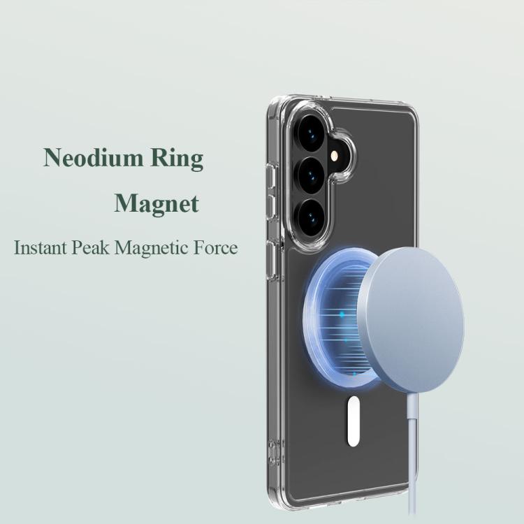 Custodia magnetica antiurto LeReach TOC Clear Series Dual-Composite Armor in TPU + acrilico per telefono, For Galaxy S26+ 5G, For Galaxy S26 Ultra 5G, For Galaxy S26 5G