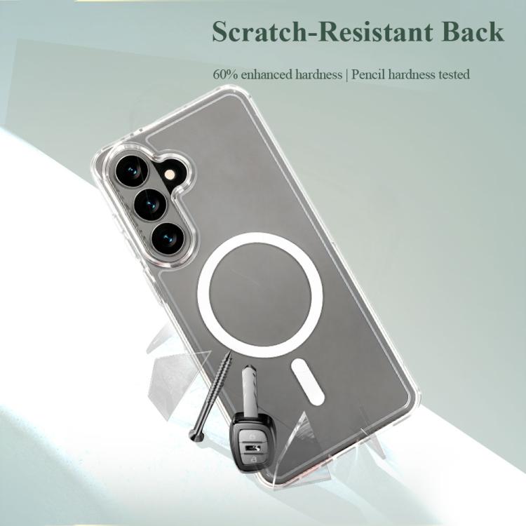 Custodia magnetica antiurto LeReach TOC Clear Series Dual-Composite Armor in TPU + acrilico per telefono, For Galaxy S26+ 5G, For Galaxy S26 Ultra 5G, For Galaxy S26 5G