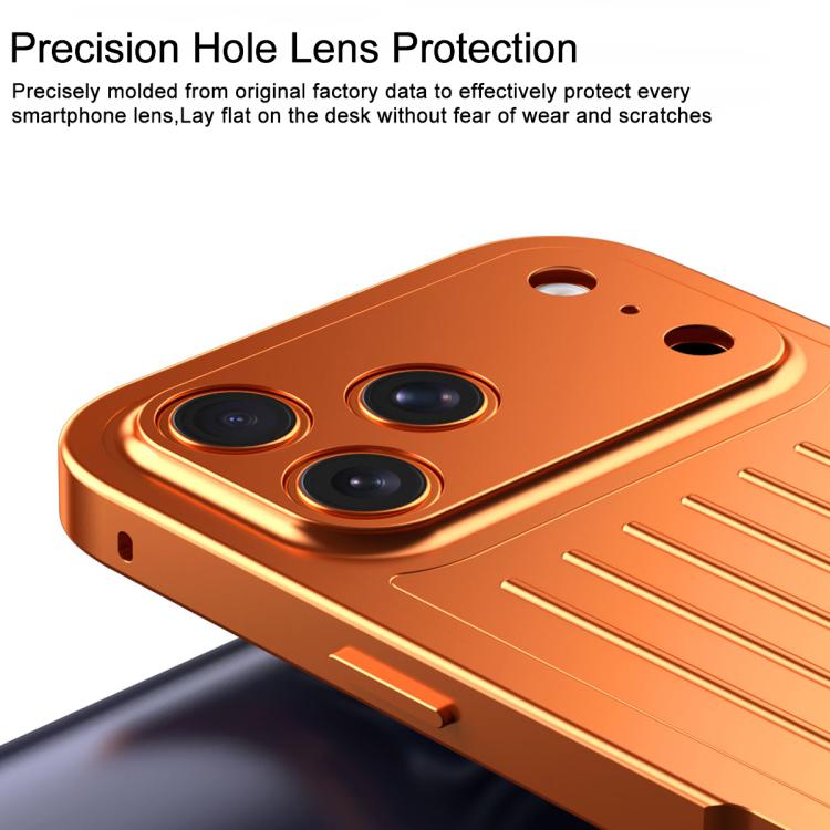 Custodia per telefono in lega di alluminio della serie King con texture a valigia e pellicola in vetro temperato., For iPhone 17 Pro Max, For iPhone 17 Pro, For iPhone Air, For iPhone 16 Pro Max