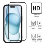 Custodia per telefono WANLONFENG serie TQ1 con texture in fibra di carbonio magnetica e 2 pellicole protettive per lo schermo., For iPhone 12, For iPhone 12 Pro Max, For iPhone 12 Pro, For iPhone 11 Pro Max
