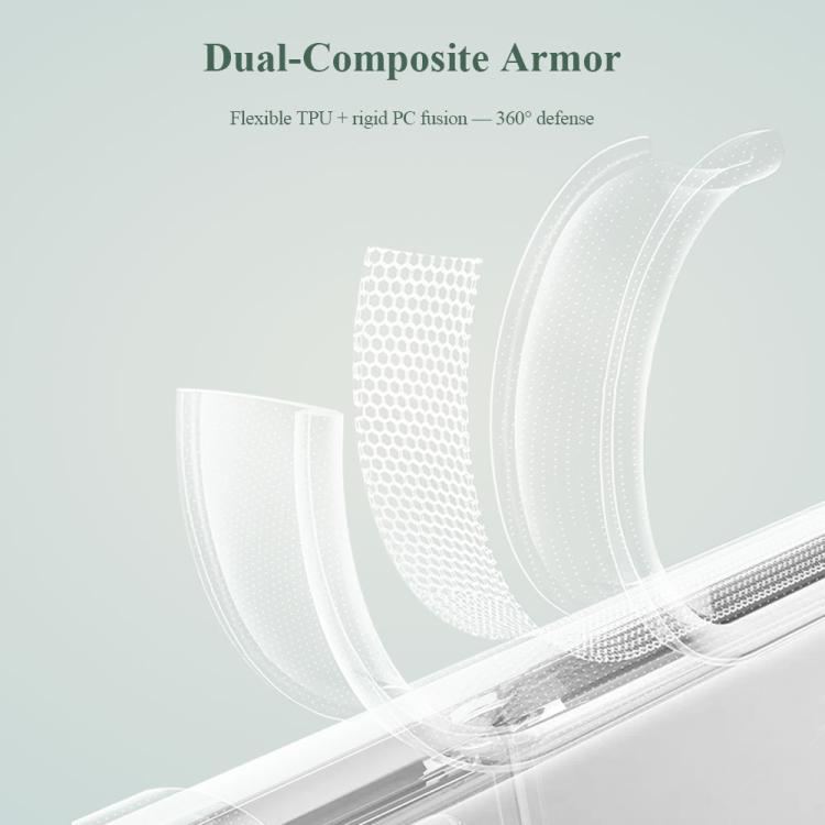 Custodia per telefono antiurto LeReach TOC Clear Series a doppio composito in TPU + acrilico., For Galaxy Z Flip6 / Flip7 FE, For Galaxy Z Fold7 5G, For Galaxy Z Flip7 5G