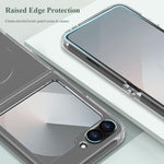 Custodia per telefono antiurto LeReach TOC Clear Series a doppio composito in TPU + acrilico., For Galaxy Z Flip6 / Flip7 FE, For Galaxy Z Fold7 5G, For Galaxy Z Flip7 5G