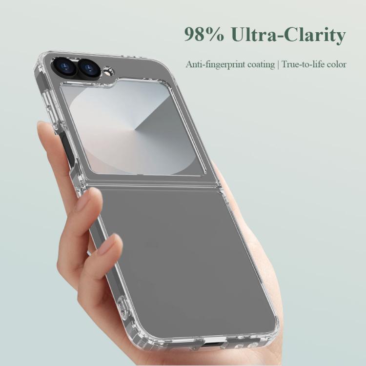 Custodia per telefono antiurto LeReach TOC Clear Series a doppio composito in TPU + acrilico., For Galaxy Z Flip6 / Flip7 FE, For Galaxy Z Fold7 5G, For Galaxy Z Flip7 5G