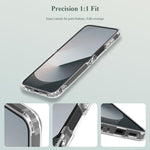 Custodia per telefono antiurto LeReach TOC Clear Series a doppio composito in TPU + acrilico., For Galaxy Z Flip6 / Flip7 FE, For Galaxy Z Fold7 5G, For Galaxy Z Flip7 5G