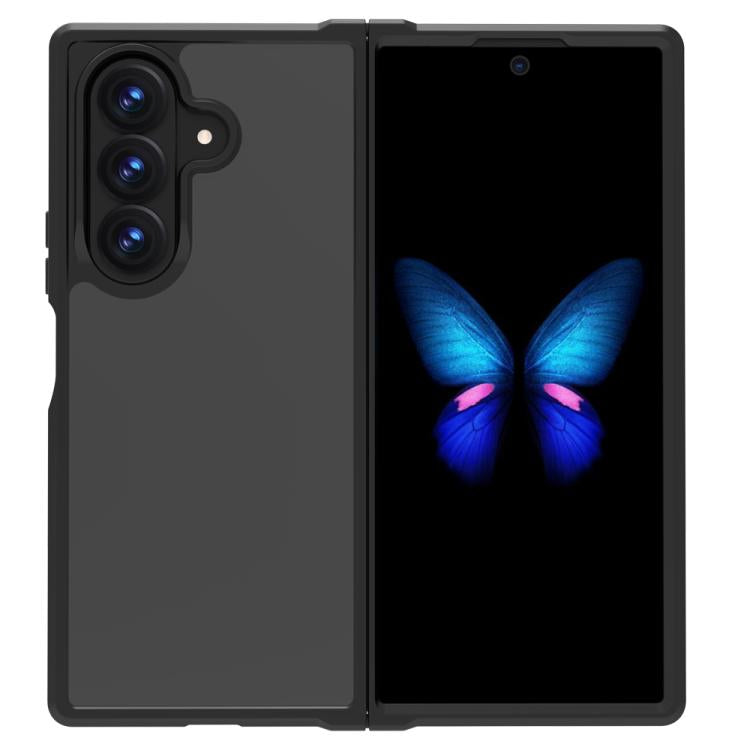 Custodia per telefono antiurto LeReach TOC Clear Series a doppio composito in TPU + acrilico., For Galaxy Z Flip6 / Flip7 FE, For Galaxy Z Fold7 5G, For Galaxy Z Flip7 5G