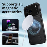 Custodia magnetica con supporto per iPhone 12 e 11 Pro Max