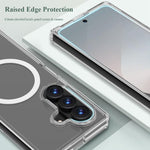 Custodia magnetica antiurto LeReach TOC Clear Series Dual-Composite Armor in TPU + acrilico per telefono, For Galaxy Z Fold7 5G, For Galaxy Z Flip7 5G