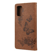 Custodia in pelle a ribalta orizzontale con goffratura farfalle con supporto, slot per carte e portafoglio, For OPPO Realme 7 Pro 5G, For OPPO Reno4 Pro 5G, For Xiaomi Mi 10T Lite 5G