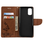 Custodia portafoglio in pelle con slot carte Realme 7 Pro
