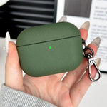Custodia per auricolari antiurto in PC ibrido e pelle PU con moschettone, For AirPods Pro 3, For AirPods Pro 2, For AirPods Pro