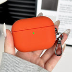 Custodia per auricolari antiurto in PC ibrido e pelle PU con moschettone, For AirPods Pro 3, For AirPods Pro 2, For AirPods Pro