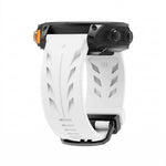 Cinturino per orologio in silicone con fibbia ad ardiglione nera., For Garmin 26mm, For Garmin 22mm
