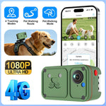 Localizzatore GPS per animali domestici 4G impermeabile per esterni con telecamera di monitoraggio in tempo reale, US Version