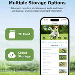 Localizzatore GPS per animali domestici 4G impermeabile per esterni con telecamera di monitoraggio in tempo reale, US Version