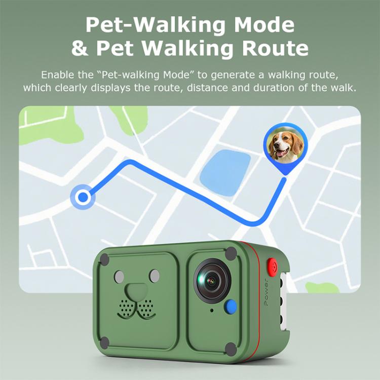 Localizzatore GPS per animali domestici 4G impermeabile per esterni con telecamera di monitoraggio in tempo reale, US Version