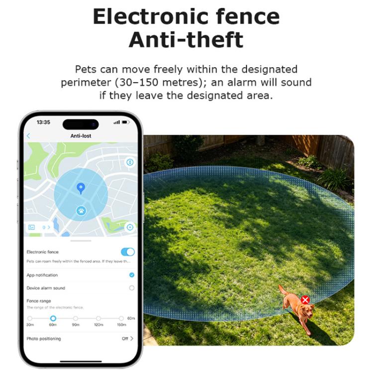 Localizzatore GPS per animali domestici 4G impermeabile per esterni con telecamera di monitoraggio in tempo reale, US Version